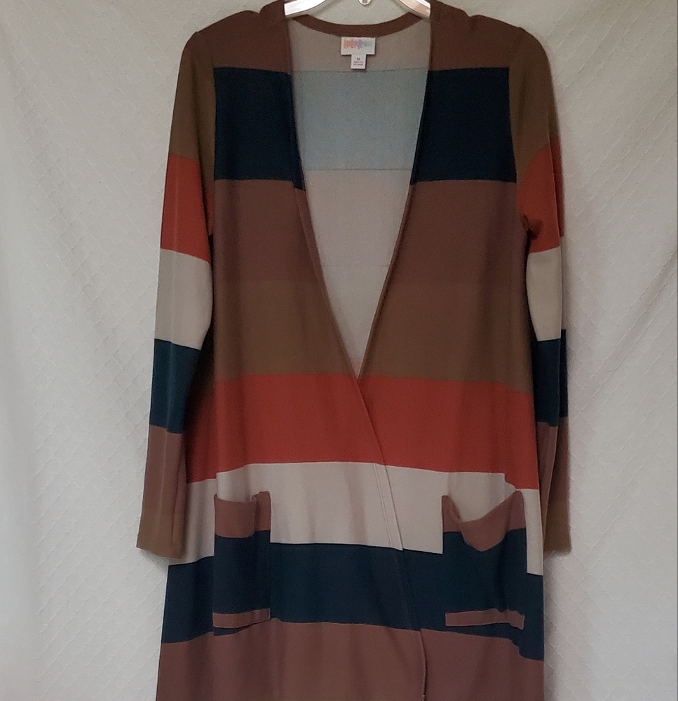 Fall Colors Long Sleeve Shirt Size Medium - with Pockets!